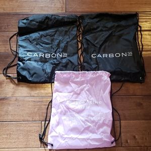 New Carbon 38 drawstring bags 2, 1 pink draw